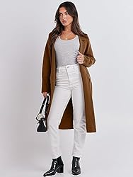 ANRABESS Long Cardigans for Women Lapel 2023 Fall