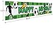 Large Soccer Happy Birthday Banner, Soccer Birthday Party Supplies Decorations, World Cup Sports Themed Party Decorations (9.8 x 1.6 feet)