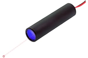 QUARTON Ultra-Far Range Round Red Dot Laser Module, 635nm, Class 3R, 3-6 VDC, Divergence <0.1 mrad, VLM-635-17 LPA - Long Range Alignment and Positioning for Applications within 10-500 Meters, Made in Taiwan