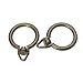 TOOGOO(R) 14 pcs Curtain Rod Rings with Eyelet---Bronze Color
