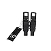 Molle Mag Pouch Small Portable, Nylon Holster Fast 9mm Magazine Pouch for AR Pistol (2pcs BK)