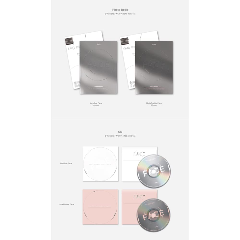 Jimin Solo Album FACE Photobook ver. (SET (Invisible Face + Undefinable Face))