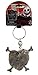 Disney NBC Jack and Sally in Heart Pewter Keyring,Silver,1