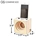 COMBINESOO | Hand made Wood Stand Amplifier for Iphone 4,5,6 and 7,Iphone8, IphoneX Natural Feeling Amp for Samsung galaxy S6, S7. Cell Phone Charging Dock with Eco-Friendly.