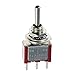 ESUPPORT On/Off/On Mini Miniature Toggle Switch Car Dash Dashboard SPDT 3Pin Pack of 10