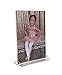 Cristil 5x7 Acrylic Menu Holder/Upright Sign Holder/Clear Table Card Display/Plastic Photo Frame/Wedding Picture Stand (Pack of 6)