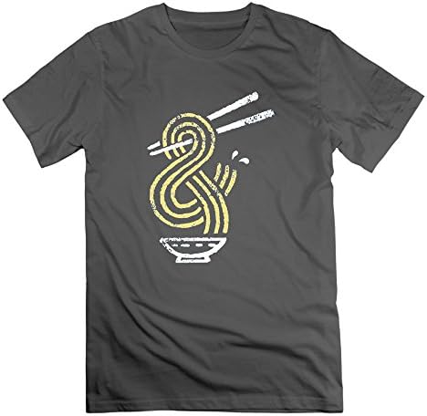 Chewing Gum Ramen Ampersand Men's Short Sleeve T-Shirt Casual Shirt Short Sleeve T-Shirt