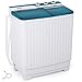 DELLA Compact Twin Tub Portable Mini Washing Machine Washer and Dryer Cycle (9KG) with Built-in Pump