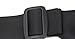 Ultraslim Nylon Waterproof Stealth Small Running Travel Waist Bag Packs (Black)