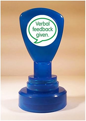 Verbal Feedback Given Pre Inked School Teachers Feedback Marking Stamper Stamp 25mm Primary Teaching Services (Green) - Image 3
