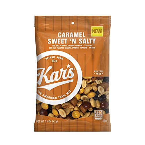 Kar's Nuts Caramel Sweet 'N Salty Trail Mix 2.4oz Bag (Pack of 42