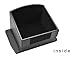 Topfit Model X Car Center Console Drawer Storage Box Glasses Box Customized for Tesla Trash Can (for Model X Rear Box)