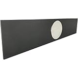 Mohu Slate Amplified Indoor/Outdoor TV Antenna, 18" Wide, 40-Mile Range, UHF/VHF Multi-Directional, 10 ft. Detachable Coaxial