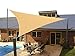 Coconut Heavy Duty Sun Shade Sail Triangle 12 X 12 X 12 Ft UV Block Canopy Shelter for Outdoor Patio Garden Backyard Deck Sand Color 5 Years Warranty, Sand-12