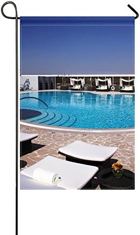 Ant Garden Flag Swimming Pool Sun Loungers Summer Comfort 12x18 Inches(without Flagpole)