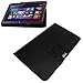 kwmobile Elegant synthetic leather case for Samsung Ativ Smart PC 500T in black with convenient STAND FEATURE