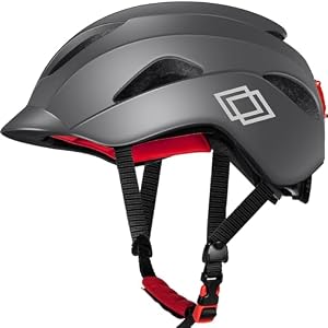 Mixiu 自転車ヘルメット ロードバイク ヘルメット CE認証 耐衝撃 通気性 LEDテールランプ 超軽量 サイズ調整可能