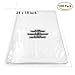 Becko Self Seal Clear Flat Poly Bags with Suffocation Warning for Storing Clothing/Towel/Blanket/Doll (18"x24") - 100pcs primary
