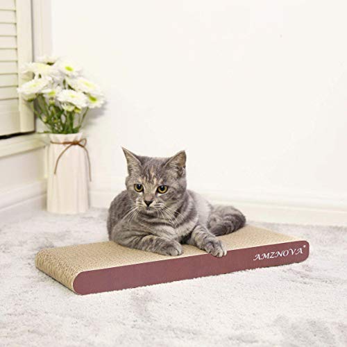 Cat Scratch Pad Cardboard Scratcher Scratching Lounge Sofa Bed, Narrow