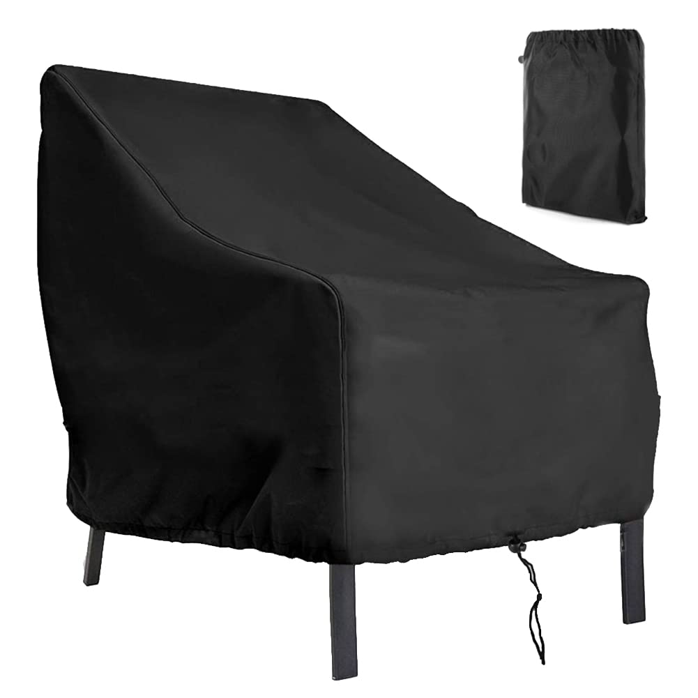 Gicov Patio Chair Cover for Outdoor Furniture Waterproof Heavy Duty Lawn Patio Furniture Cover Lounge Deep Seat Cover UV Resistant All Weather Protection for Garden Furniture (1)