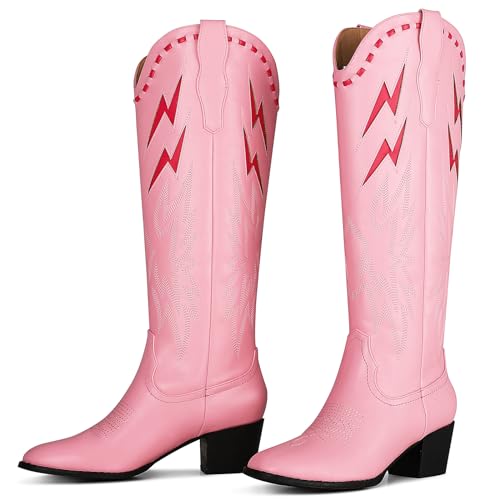 Never pay full price for present perfect cowboy boots pink