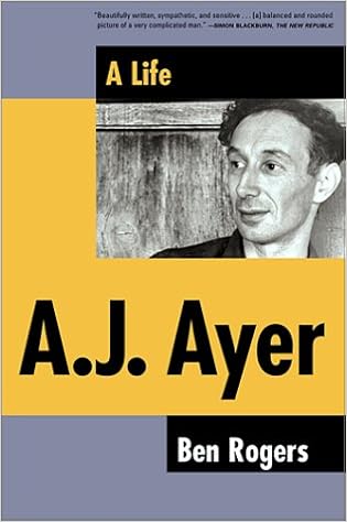 A J Ayer A Life Rogers Ben 9780802138699 Amazon Com Books
