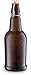Home Brewing Glass Beer Bottle with Easy Wire Swing Cap & Airtight Rubber Seal Amber - 16oz - Case of 6 - by Tiabo