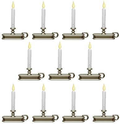 Xodus Innovations FPC1225P Battery Operated LED Sensor Window Candle - Quantity 11