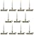 Xodus Innovations FPC1225P Battery Operated LED Sensor Window Candle - Quantity 11
