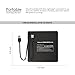 USB 3.0 External CD Drive, MiluoTech Protable CD DVD Drive High Speed Data Transfer DVD CD +/- RW Writer Burner Rewriter DVD/CD-ROM Drives for Laptop Desktops Windows Mac OSX