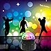 BESTCAN Disco Ball Strobe Light Party Lights Disco Lights Karaoke Machine 3W Dj Light LED Portable 7Colors Sound Activated Stage Lights for Festival Bar Club Party Outdoor