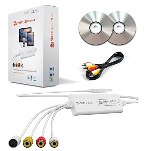 DIGITNOW USB 2.0 Video Capture Card Pro+ Version VHS to Digital