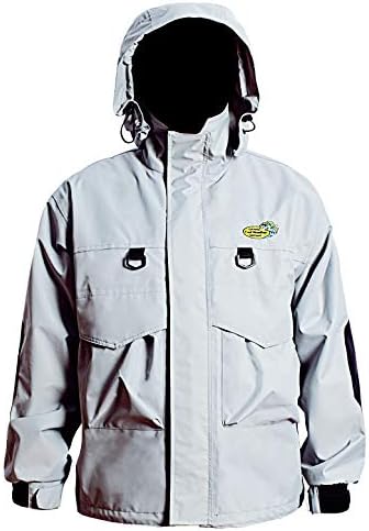 NAVIS MARINE Fishing Jacket for Men's Waterproof Wading Rain Gear 3 Layer Breathable