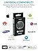 Premium HD Bluetooth Selfie Remote Control Camera Shutter for iPhone, Samsung Galaxy, Android, iPad, iPod, Tablets - Amazing Selfie Clicker for Photos, Videos, 30ft Range (Charcoal)