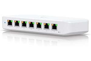 Ubiquiti Networks Switch USW-Ultra-60W, RJ45, 60 Ports, PoE, White, Plastic Case, UniFi OS, Compatible with Desktop, Laptop, 