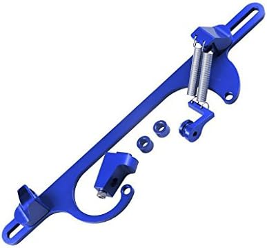 RACPLUS 4150 4160 Series Red Aluminum Alloy Billet Throttle Cable Carb Carburetor Bracket