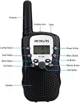 Retevis RT388 Walkie Talkies for Kids Long Range VOX Flashlight 2 Pack view 2