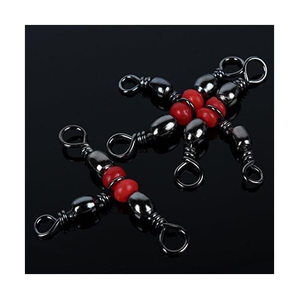 Pisfun-Three-Way-Swivel-Connector-3-way-T-Turn-Swivels-Large-Bass-For-Fishing-50Pcs