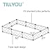 TILLYOU Quilted Breathable Crib Bumper Pads for Standard Cribs Baby Machine Washable Padded Crib Liner 100% Microfiber Polyester, Gray