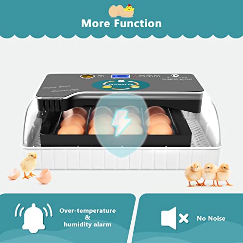 Egg Incubator, Automatic Digital Poultry Hatching Machine with Auto Egg