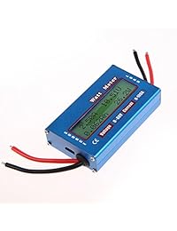 alloet nuevo simple DC Power Analizador Watt Volt Amp Meter 12 V Analizador de viento solar de 24 V