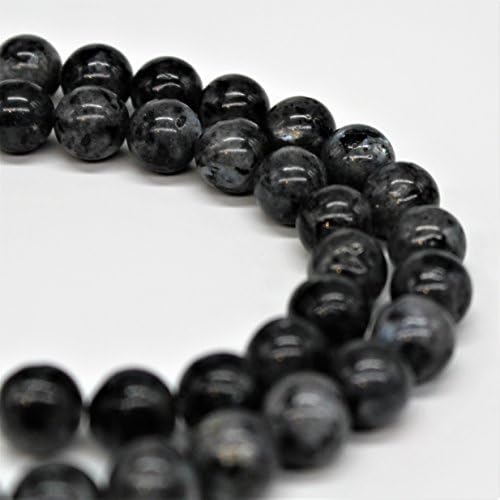 Larvikite Labradorite Gemstone Loose Beads 8mm 46 Beads Per 15.5" Strand