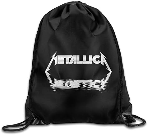 Metallica Art Design Cool Concert Cool Gym Bag Beam Port Hiking Drawstring Backpack