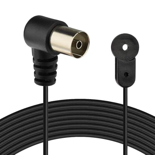 Bingfu FM Antenna 75ohm Hifi Dipole Indoor Antenna TV Adapter Aerial for Hifi AM/FM Radio Pioneer Oenon Bose Sherwood