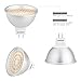 warmoon MR16 4W LED Bulbs(35W Halogen Bulbs Equivalent), Warm White, 3000K, 120 Degree Beam Angle, Corn Spotlight, Standard Size LED Light Bulbs(Pack of 6)