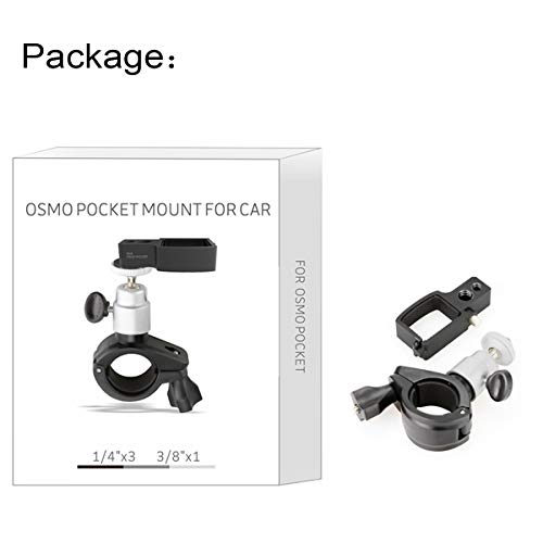 O'woda Universal Bicycle Bracket Bike Mount Clamp Holder Stand for DJI OSMO Pocket Handheld Gimbal Stabilizer Expansion Accessories