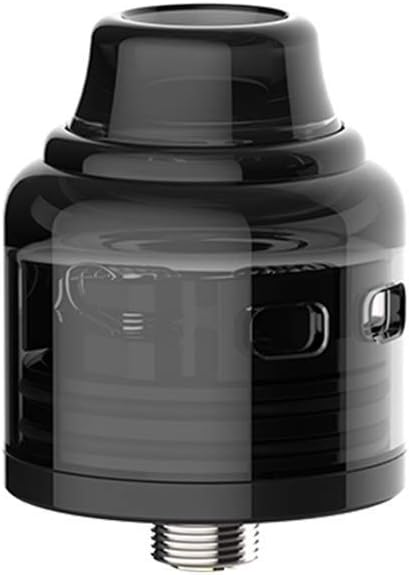 Update Version !! OUMIER WASP Nano S RDA, 25mm Diameter with Dual Coil Build Deck for Squonk MOD, No e Liquid, No Nicotine (Black)