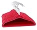 Kids Velvet Hangers - 50-Pack Pink Velvet Hangers, Ultra Thin Non-Slip Junior Hangers for Children Clothes, Space Saving