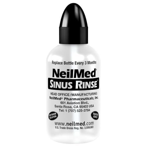 Neilmed's Sinus Rinse, Pediatric, Complete Saline Nasal Rinse Kit 60 Premixed Packets