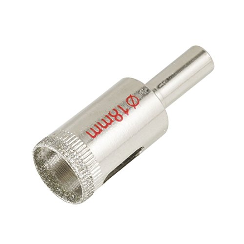 SODIAL(R) 18mm Cutting Diameter Hole Saw Drill Bit Cutter for Glass Ceramic Tile